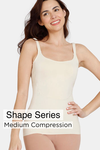 Buy Zivame All Day Light Weight Shaping Vest - Oyster White
